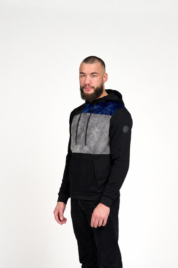 Metallic Tri-Colour Hoodie