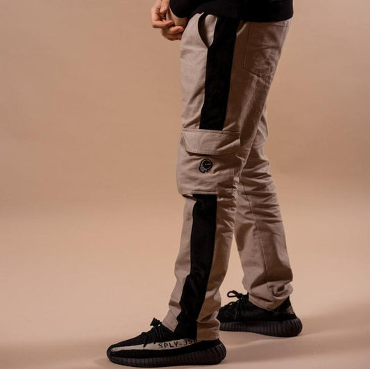 Beige Cargo Pants