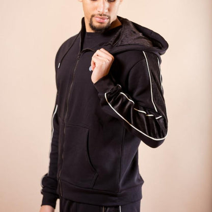 Black Full Zip Hoodie