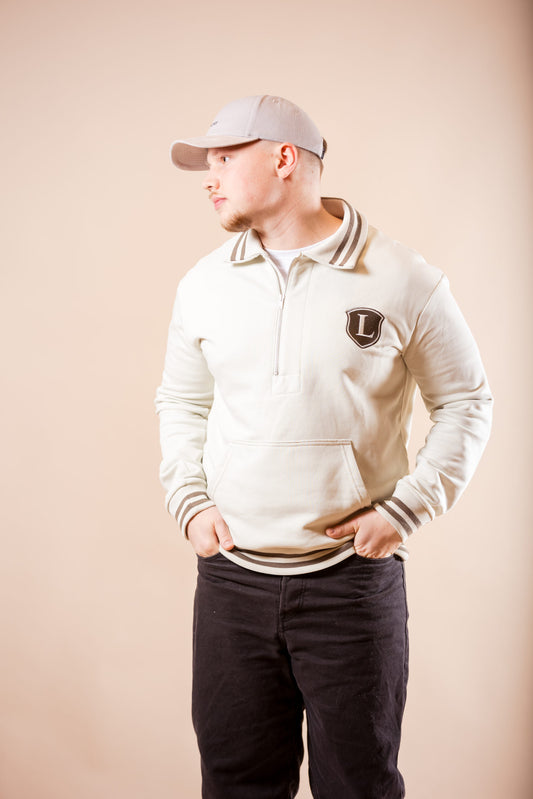 Half Zip College Sweater