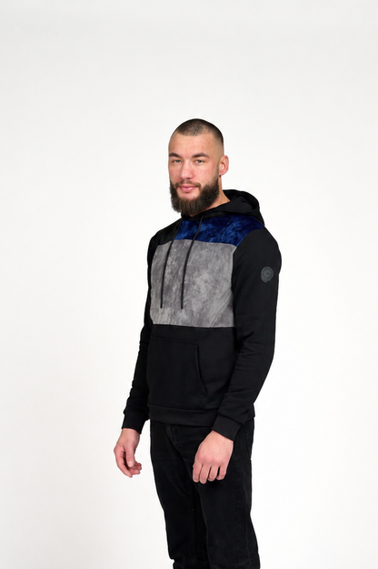 Metallic Tri-Colour Hoodie